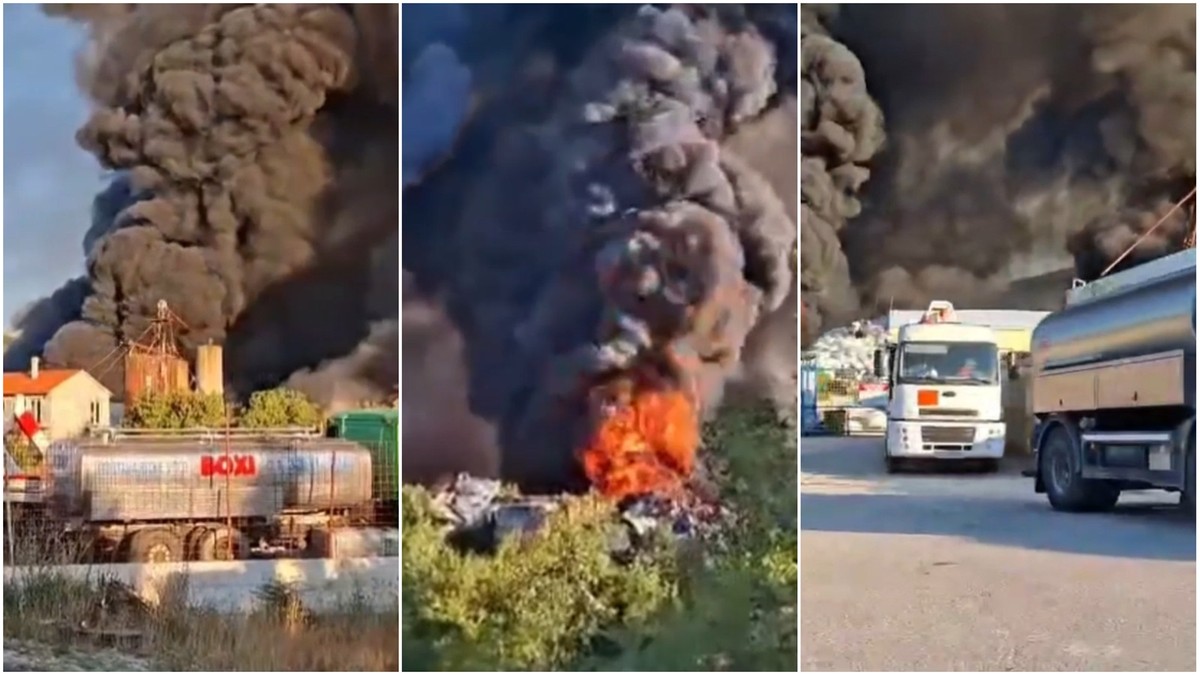 VIDEO POŽARA Čitatelj nam šalje snimke iz Labina Dalmatinskog