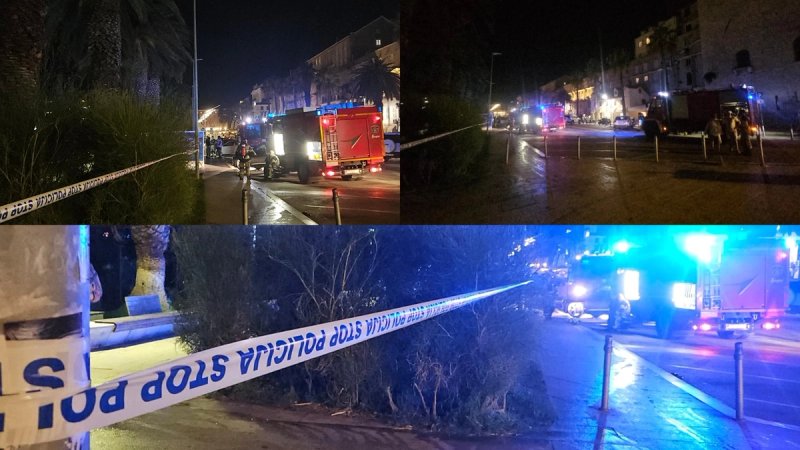 FOTO Sanacija opožarenog restorana na Rivi još uvijek traje