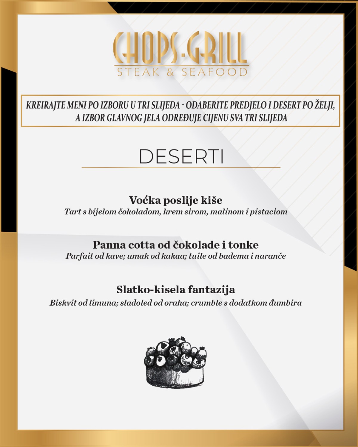 Chopsylitious fantazije okusa ponovno u Chops Grill Steak & Seafood restoranu