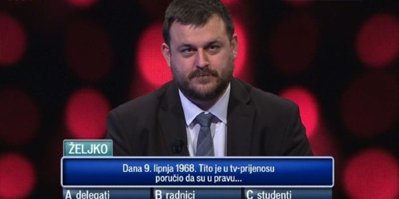 Lovac Kotiga u Potjeri pogrešno odgovorio na pitanje o Titu