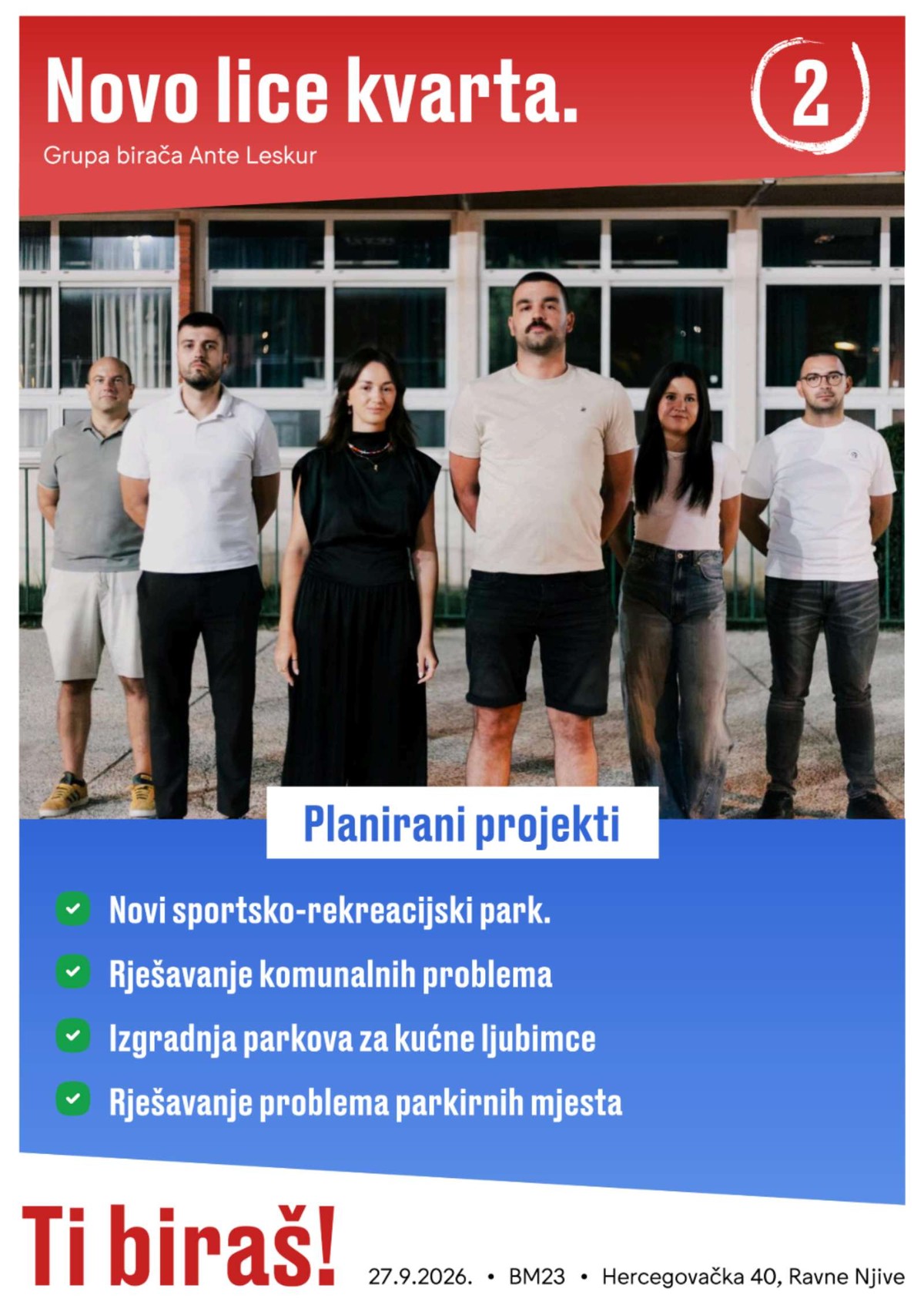 Predstavljena još jedna lista na kotarskim izborima u Splitu: 'Vrijeme je za nove ljude'