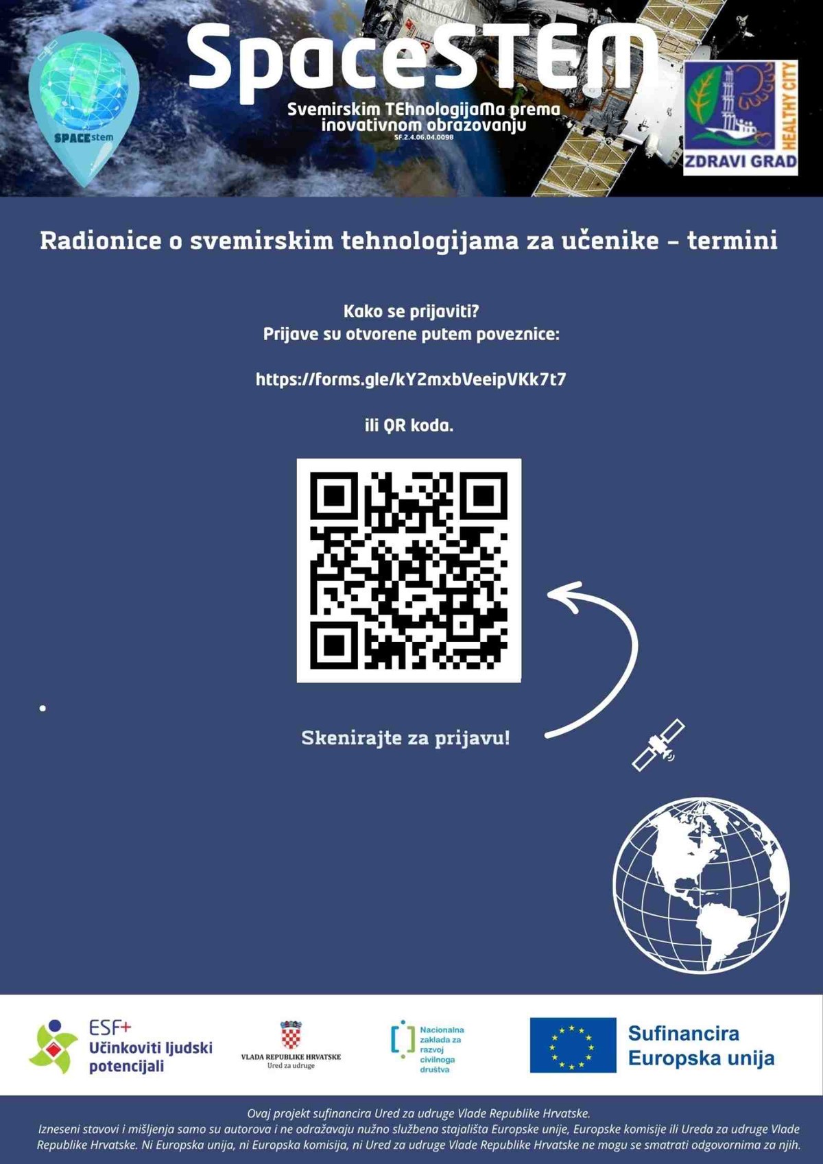 SpaceSTEM u listopadu donosi nove radionice, nove teme i javnu promociju STEM-a!