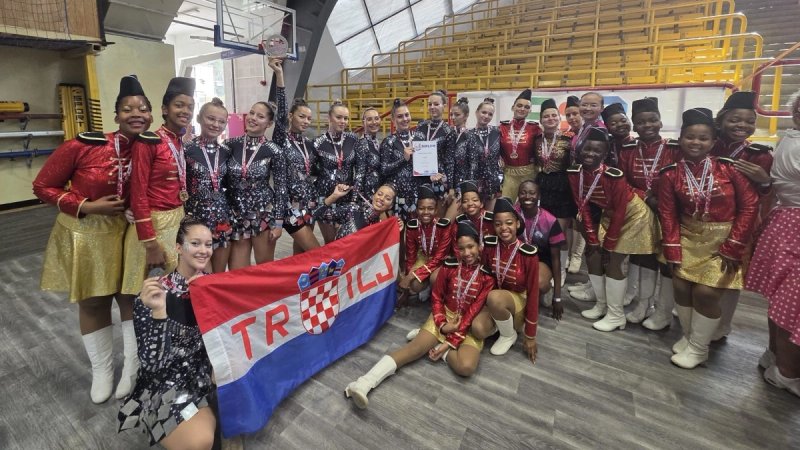 FOTOGALERIJA Triljske mažoretkinje osvojile srebro i broncu na svjetskom prvenstvu