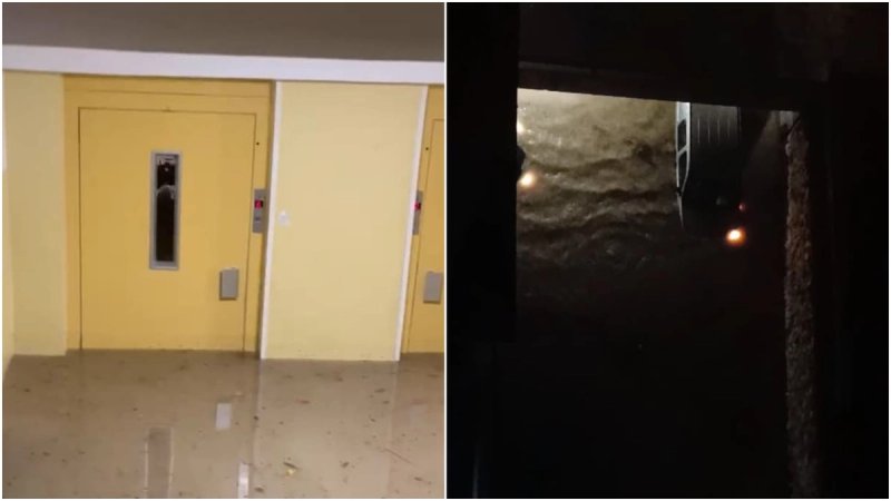 VIDEO Pod vodom ulice, garaže, zgrade...