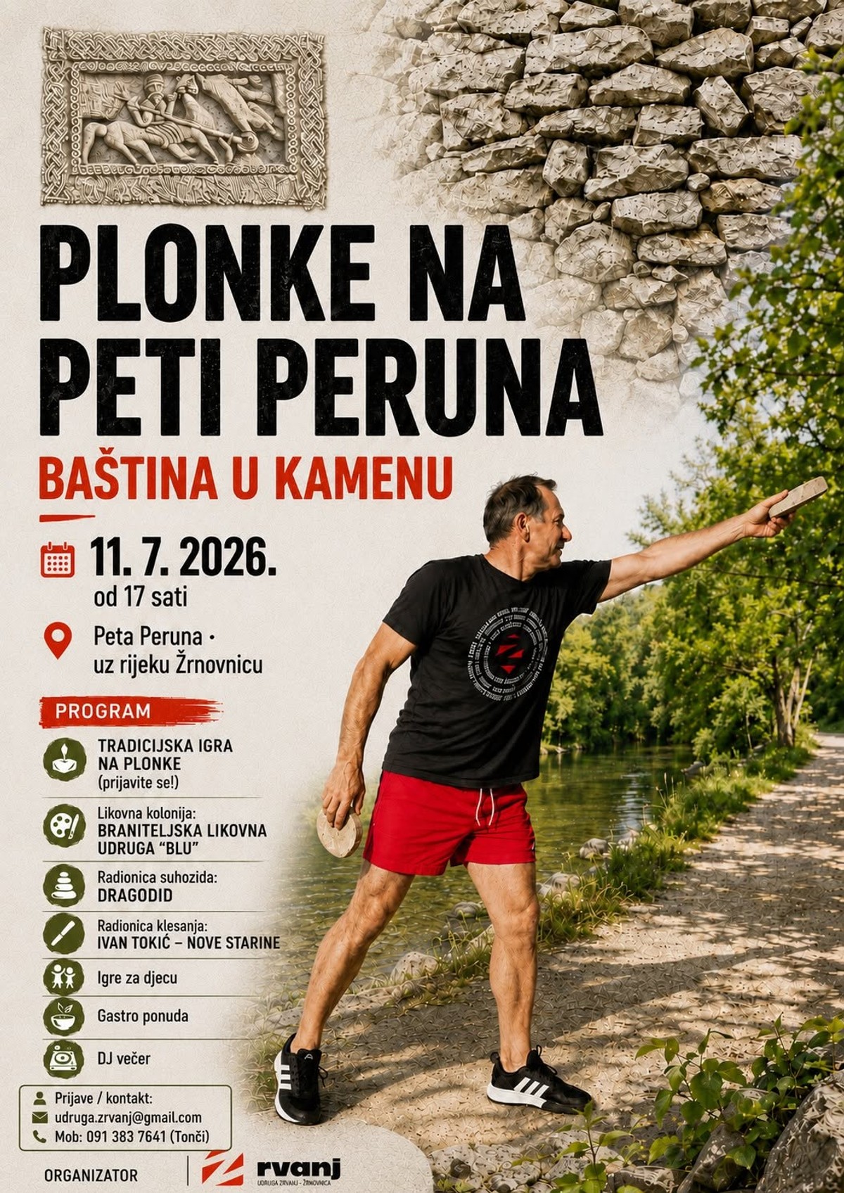 Ove subote 'kameni' spektakl uz rijeku Žrnovnicu