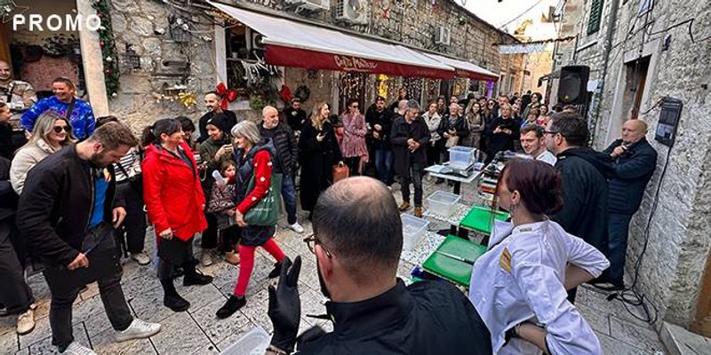 GASTRO SPEKTAKL NA OBROVU Najbrži nož osvaja do tisuću eura, a David Skoko filetira jadransku tunu