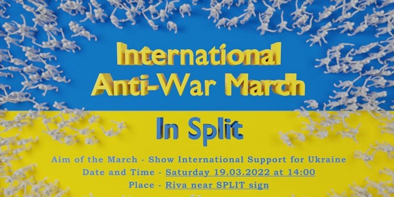 NE RATU Strani studenti organiziraju okupljanje na splitskoj Rivi