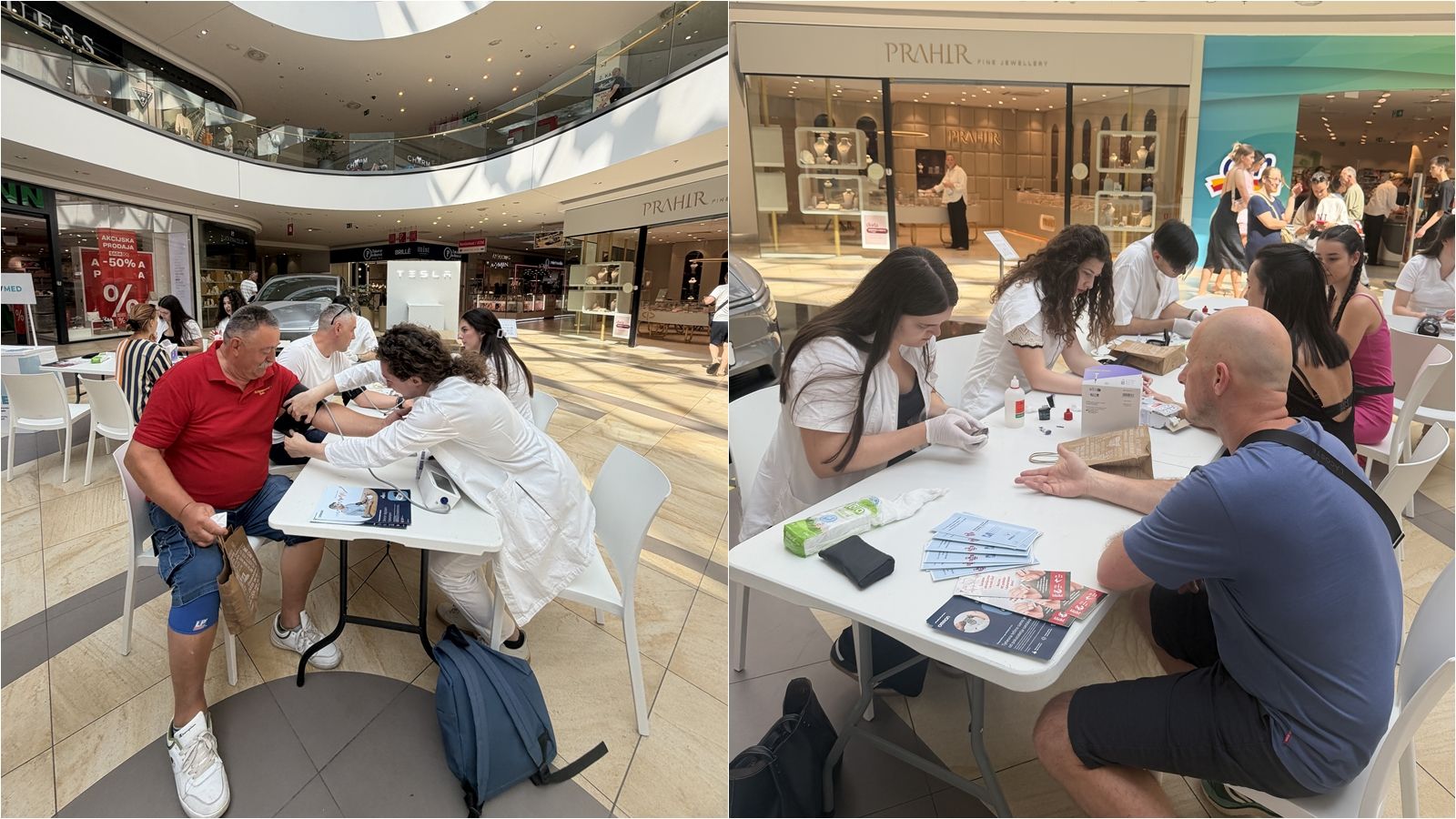 LJETO BEZ RIZIKA: U Mall of Splitu održana javnozdravstvena akcija studenata Medicinskog fakulteta
