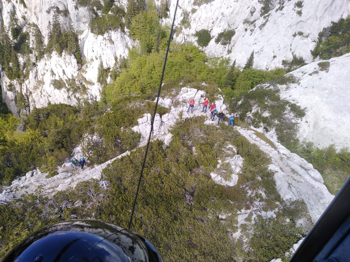 HGSS spašavao planinarku sa slomljenim gležnjem na Velebitu