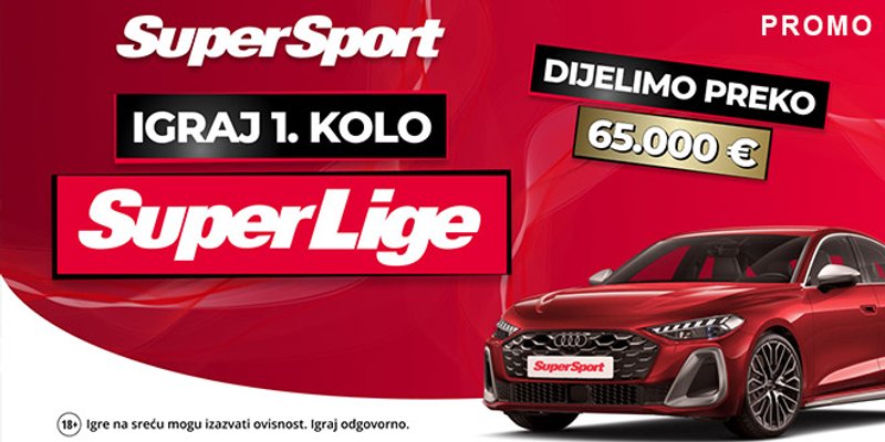Počinje 1. kolo SuperSport SuperLige: Uključi se u natjecanje jer dijeli se preko 65.000 €