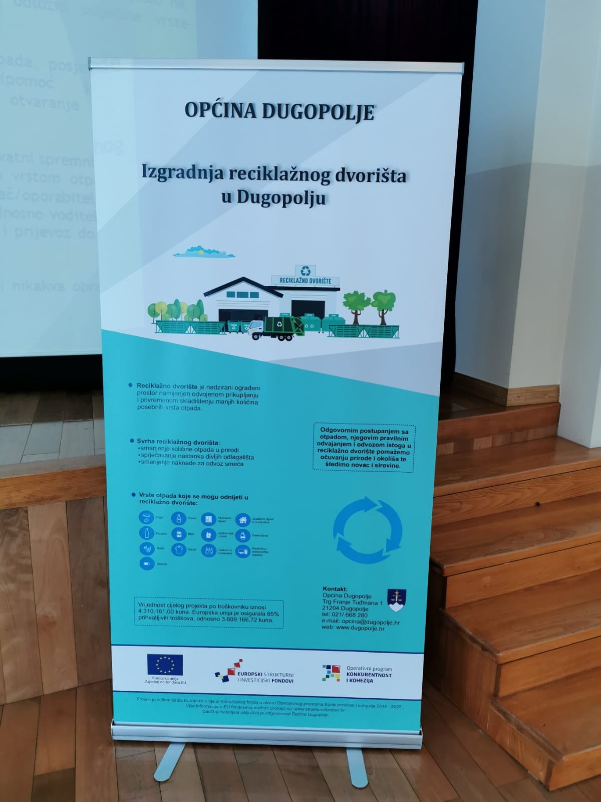 Održana završna konferencija u sklopu projekta 'Izgradnja reciklažnog dvorišta u Dugopolju'