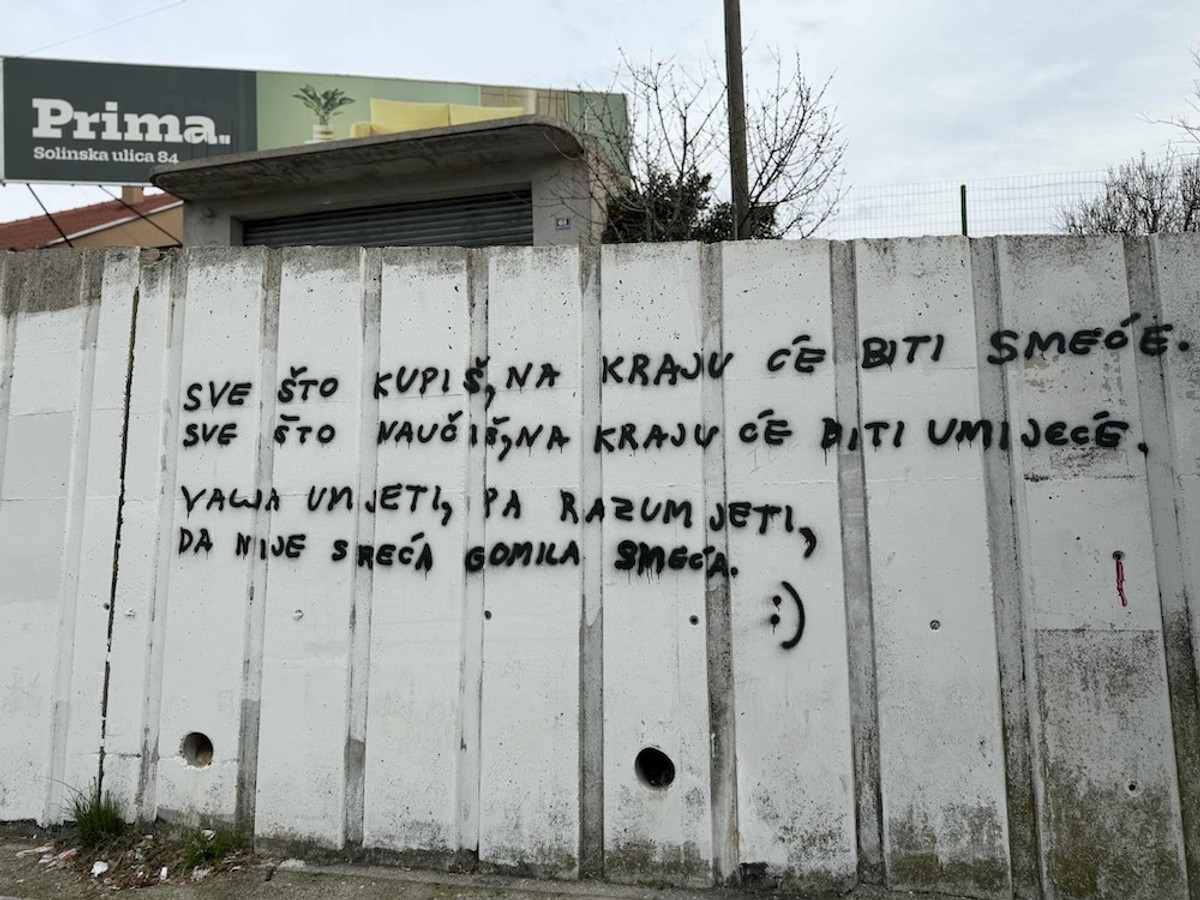 Originalne poruke: Na izlazu iz Splita obećanje o vječnoj ljubavi i smislu života