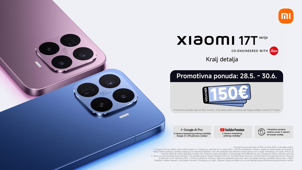 Xiaomi predstavlja Xiaomi 17T seriju, koja dolazi u dvije veličine i s telefoto mogućnostima u cijeloj seriji uz Leica uz Leica Live Moments