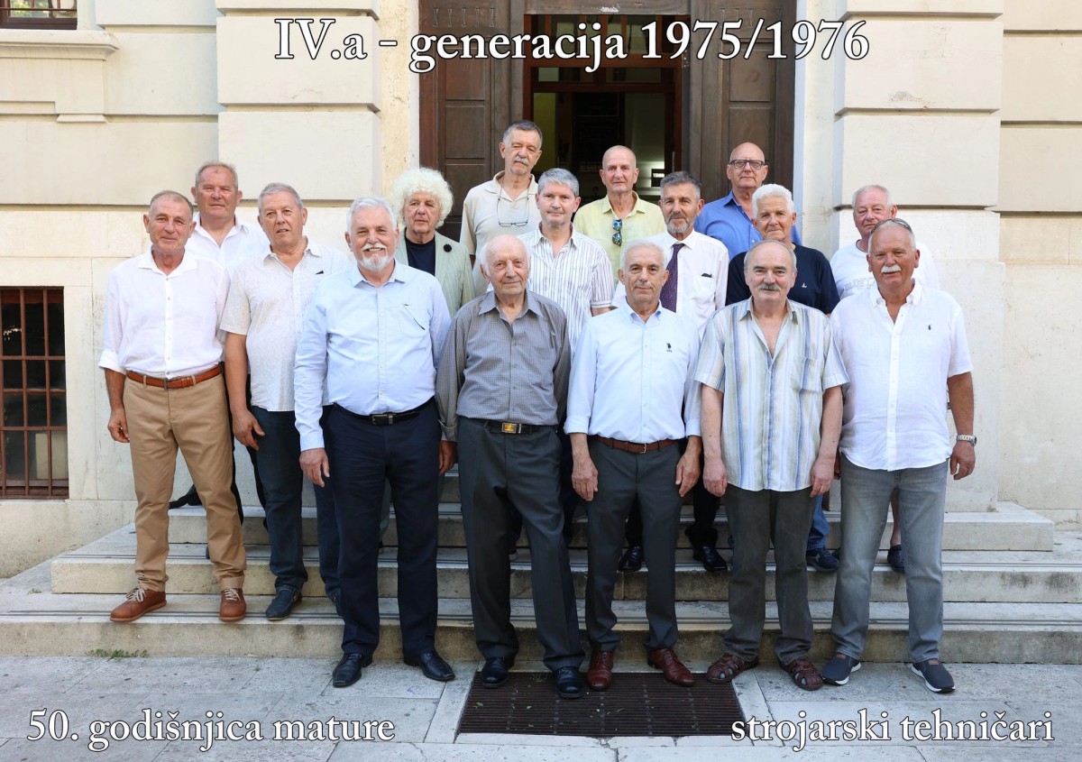 Polaznici splitske Srednje tehničke škole proslavili 50 godina mature