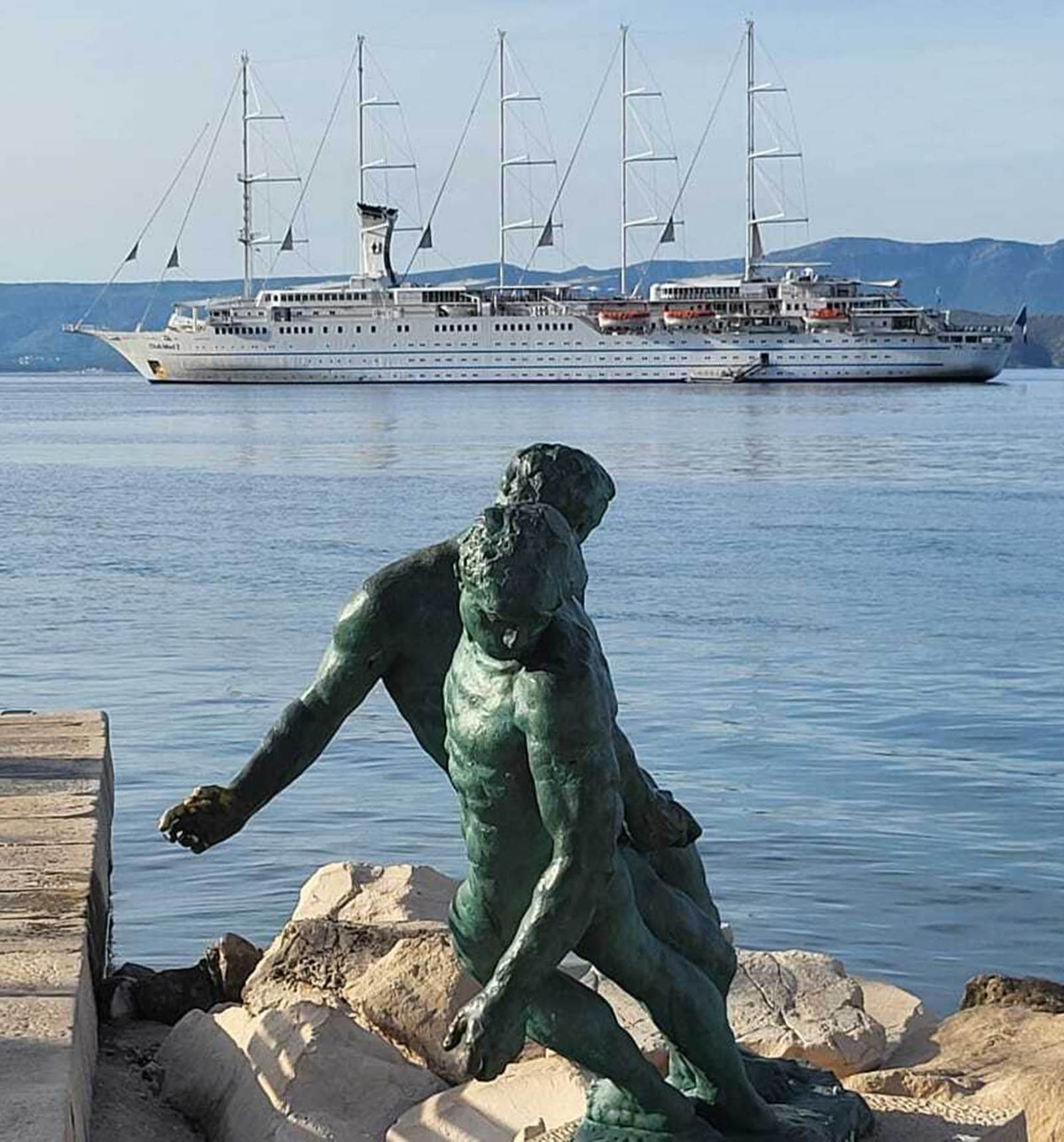 Spektakularan prizor pred Bolom: Stigao jedan od najvećih jedrenjaka na svijetu