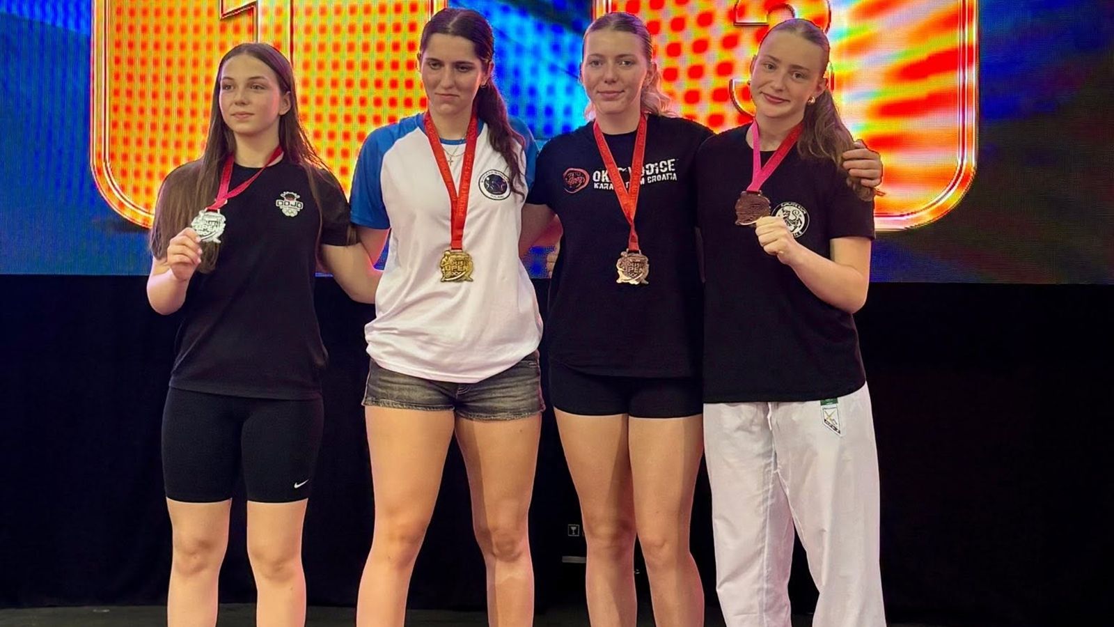 FOTOGALERIJA Karate klub Okit Vodice osvojio tri medalje na jednom od najjačih europskih turnira