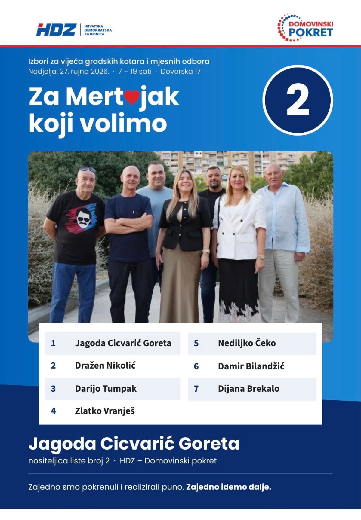 Jagoda Cicvarić Goreta: Hvala vam, Mertojčani!