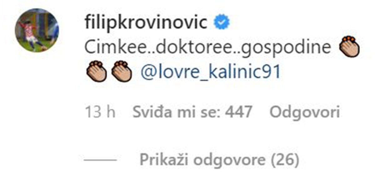 TOTALNA EUFORIJA Kalinić objavio sliku s potpisa, u komentarima se javio Krovinović, a bivši stoper Zagreba napisao 'idemo po titulu'!