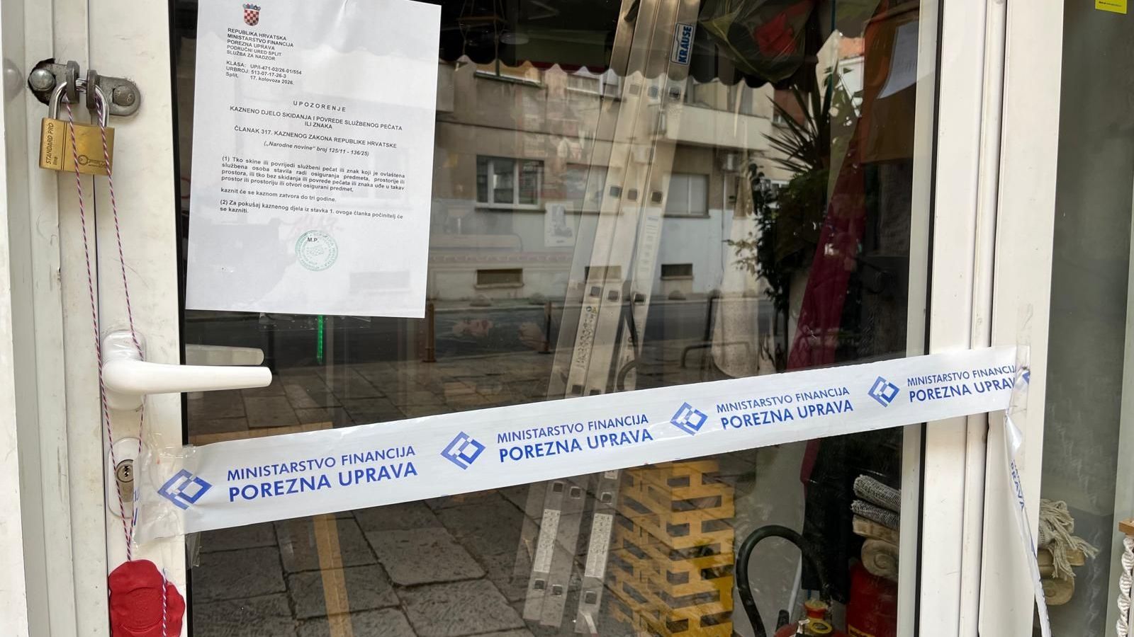 ODBROJAVAJU DO PONOVNOG OTVARANJA Još jedan splitski kafić našao se na meti inspektora