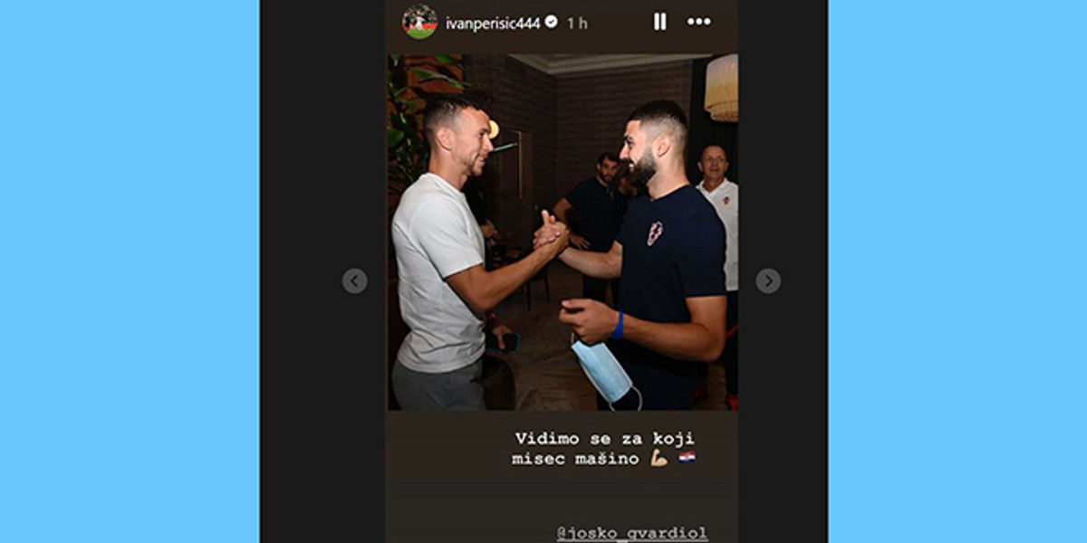 Nakon ozljede Joška Gvardiola, Ivan Perišić oglasio se sa šest riječi