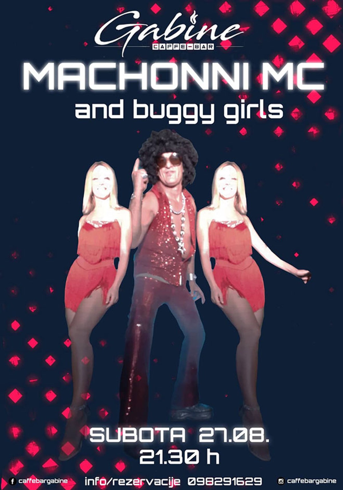 CAFFE BAR GABINE Zaplešite uz disco hitove  sedamdesetih i osamdesetih!