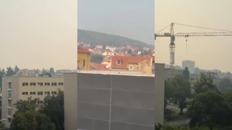 VIDEO Što dan više odmiče Split se puni dimom