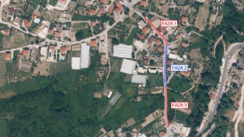 Počeli radovi u Starčevićevoj ulici u Žrnovnici: Privremena regulacija prometa do kraja kolovoza