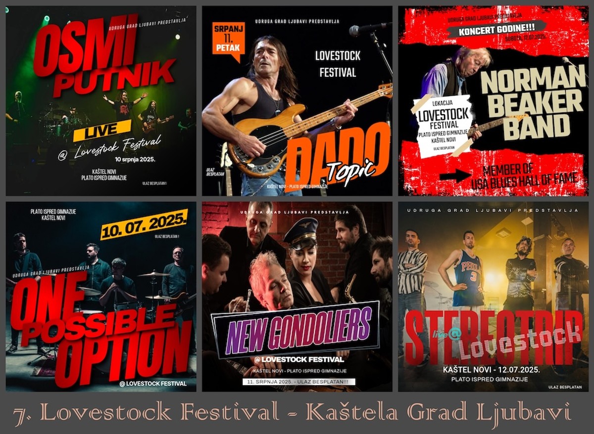 LOVESTOCK Dado Topić je glavna zvijezda ovogodišnjeg kaštelanskog festivala