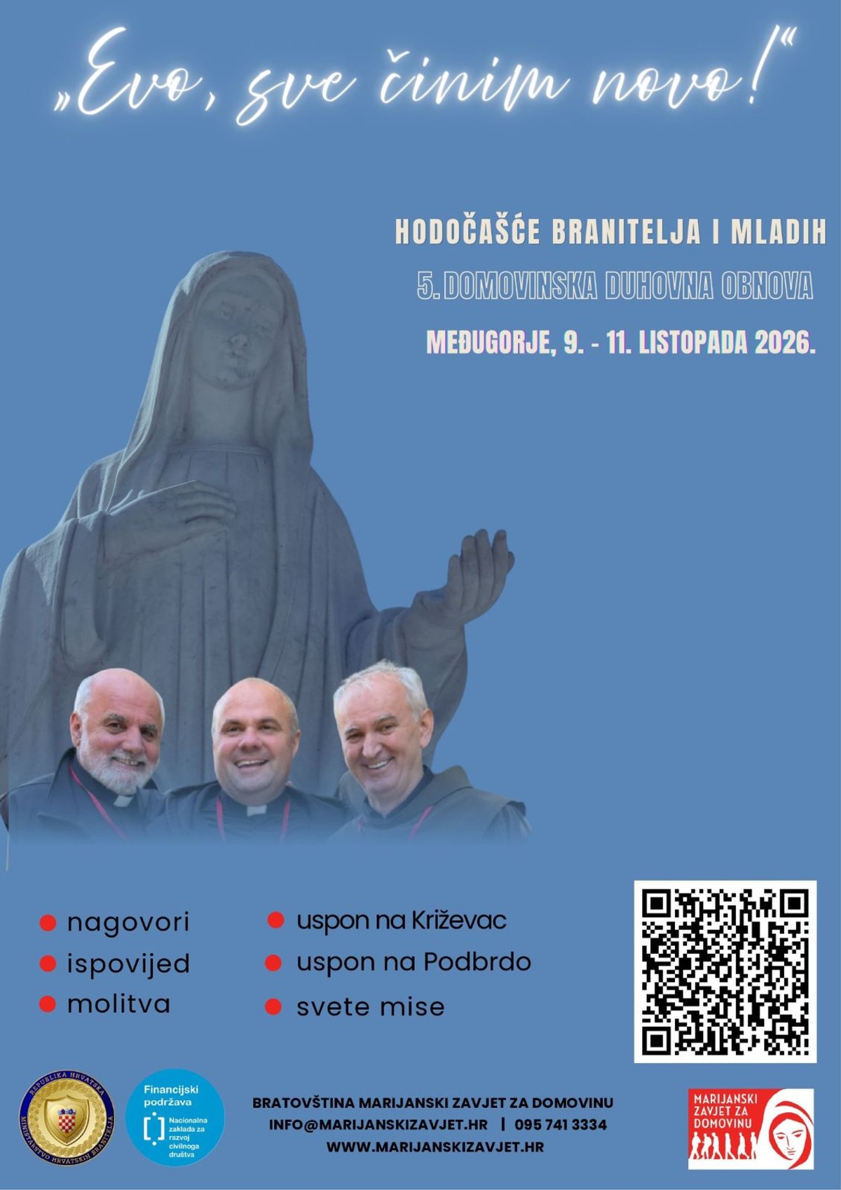Najavljena nova 'Domovinska duhovna obnova', branitelji i mladi idu u Međugorje