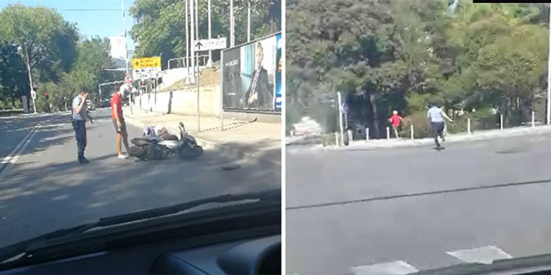 UŽAS U SPLITU: Motorom oborili policajca na izlazu iz Marjanskog tunela, jedan je još u bijegu