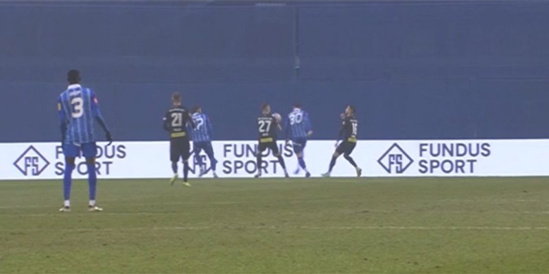 VIDEO: Bio je to veliki peh, a domaći su slavili pred samo 200 gledatelja