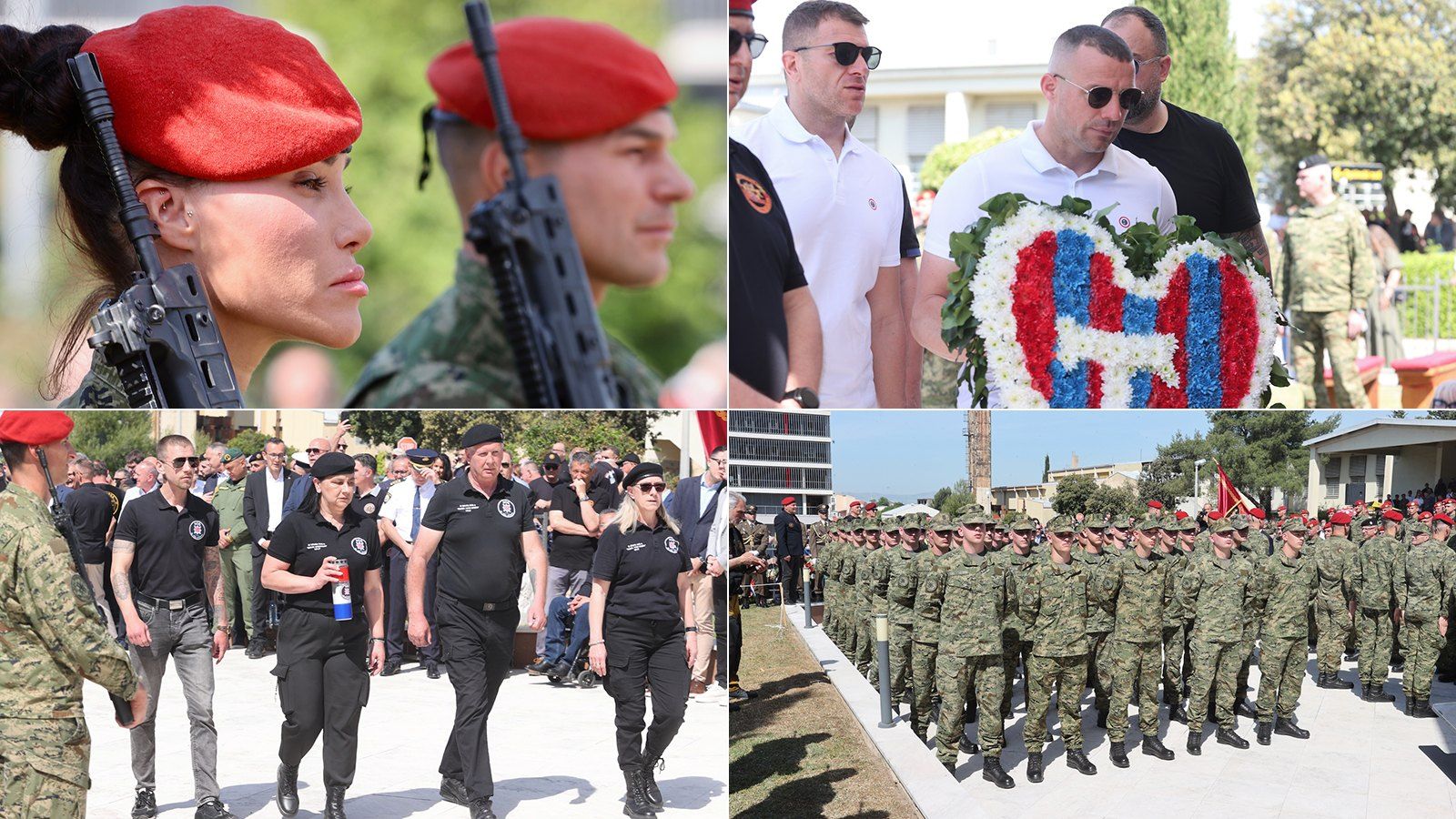 VELIKA FOTOGALERIJA Četvrta obilježava 35. obljetnicu osnutka: Moto defile, padobranci i prisega