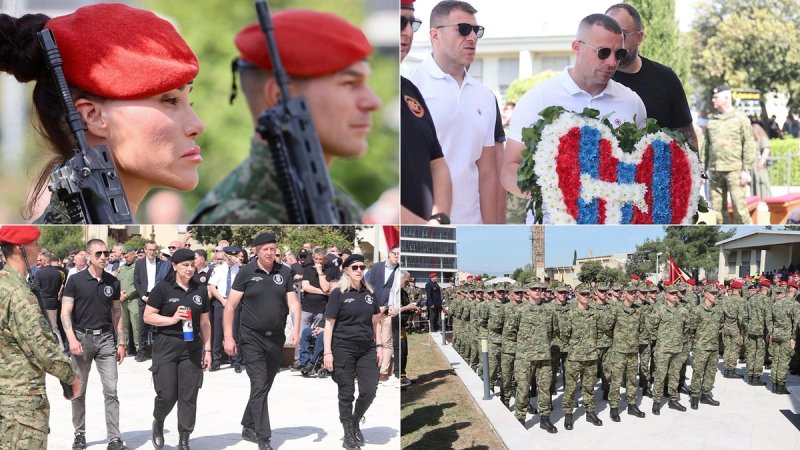 VELIKA FOTOGALERIJA Četvrta obilježava 35. obljetnicu osnutka: Moto defile, padobranci i prisega