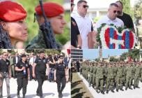 VELIKA FOTOGALERIJA Četvrta obilježava 35. obljetnicu osnutka: Moto defile, padobranci i prisega