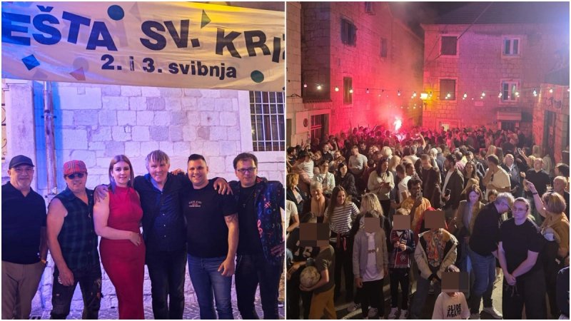 VIDEO: FEŠTA U VAROŠU Festivo i Johnny Gitara izišli na pozornicu s karijolom punom pića