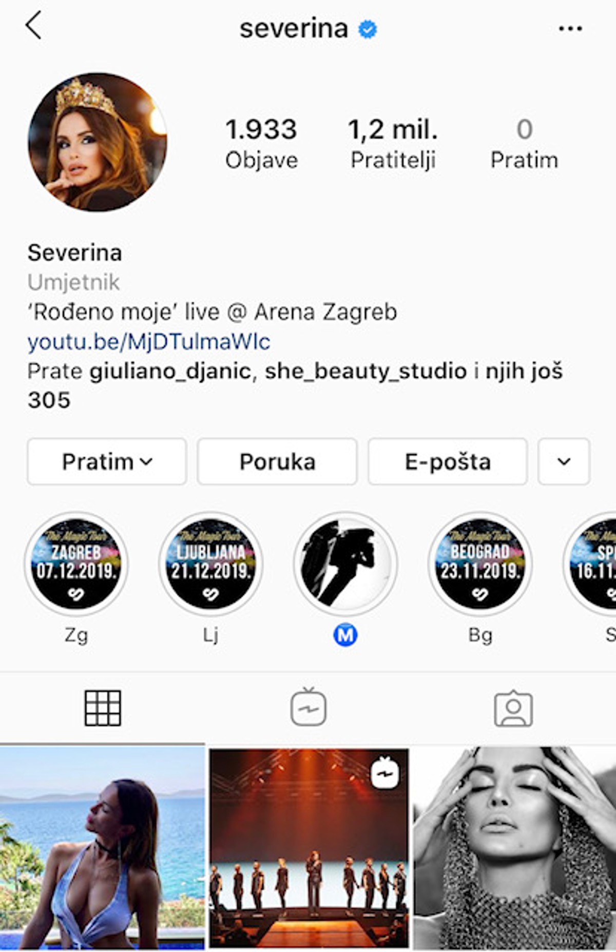 Severina i Igor se prestali pratiti na Instagramu