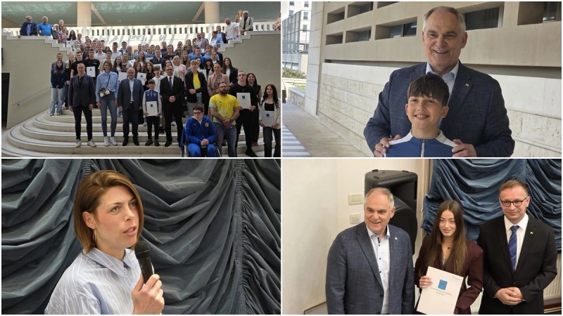 Župan dodijelio stipendije vrijedne 110 tisuća eura mladim sportašima, Blanka Vlašić ukazala na važnost pravovremene podrške