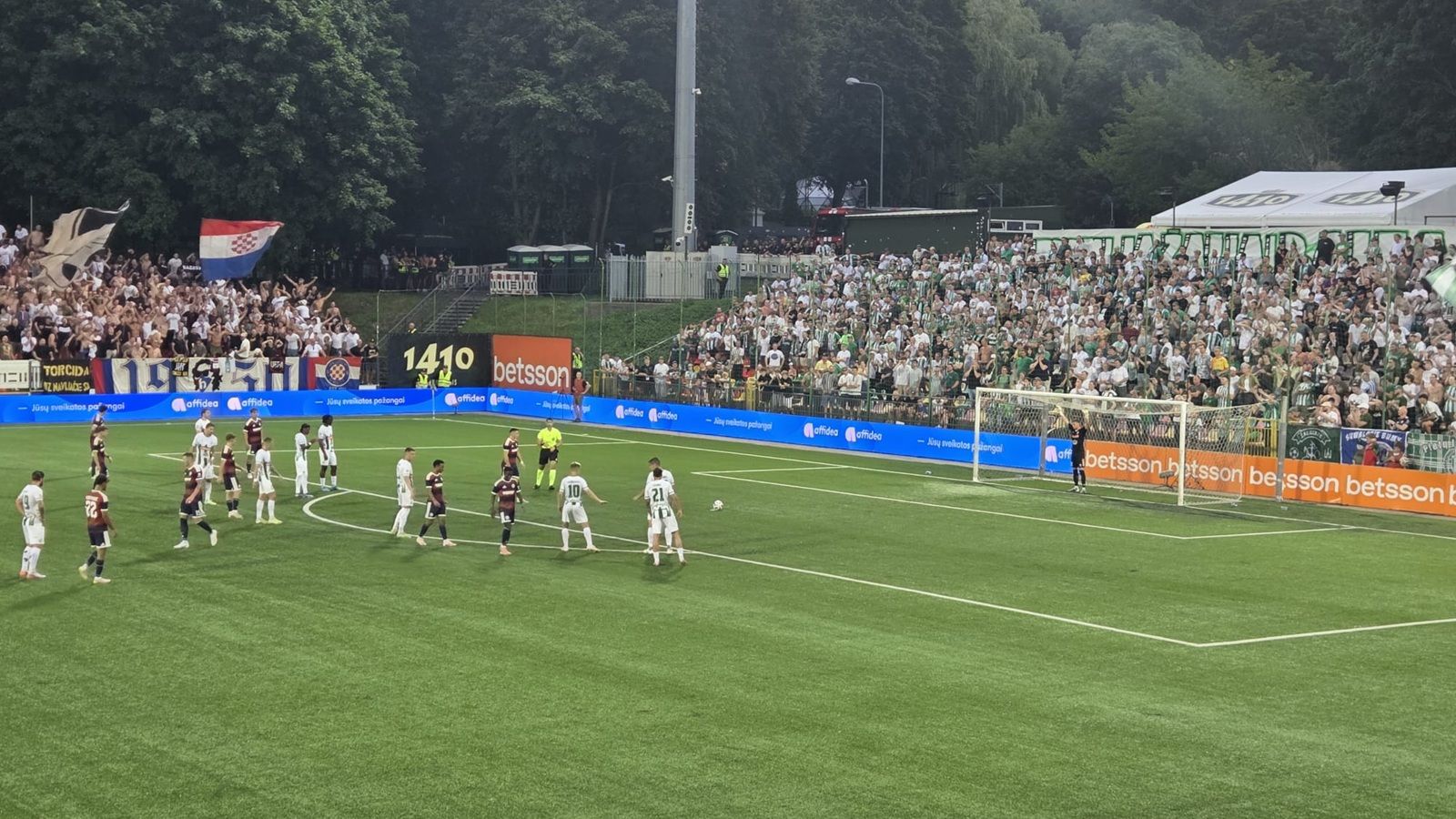 UŽIVO: Žalgiris izjednačio na 1:1 golom Petkovića