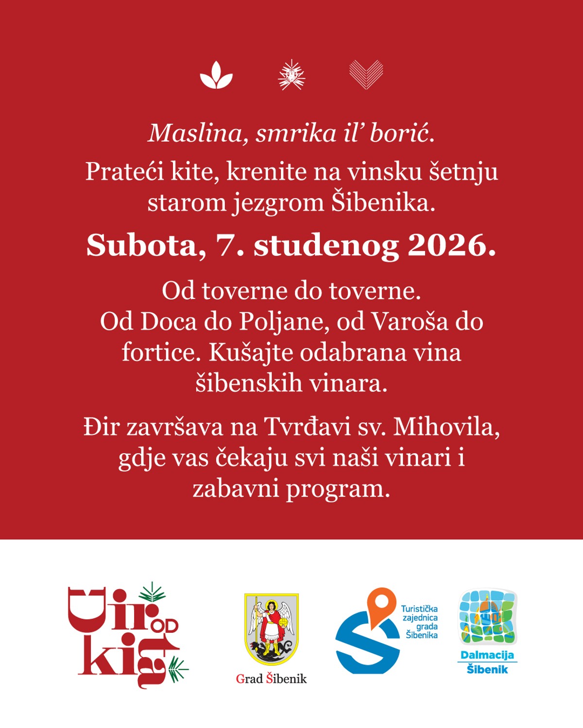 Još je malo ulaznica preostalo za 'Đir od kita': Šest vinskih postaja i završnica na Tvrđavi sv. Mihovila!