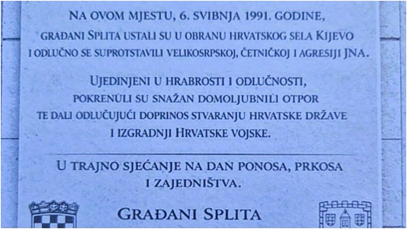 HDZ: Split će trajno obilježiti dan ponosa, prkosa i zajedništva, dok oporbeni vijećnici nisu podržali povratak Štandarca