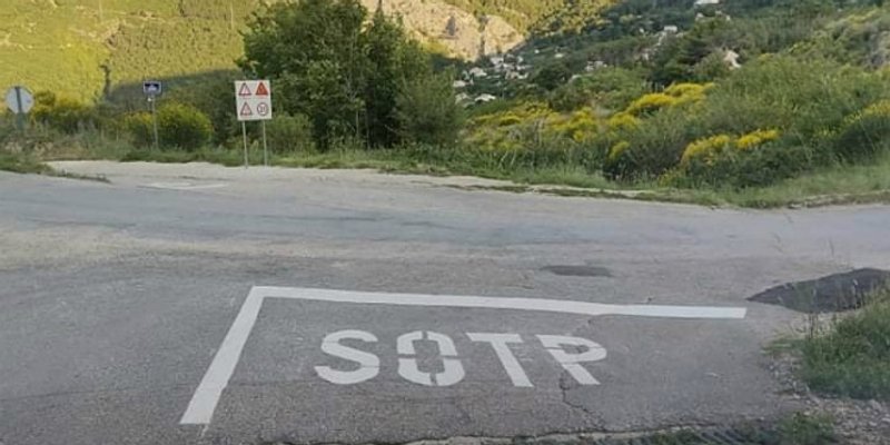 Ovako se stop piše u Solinu...