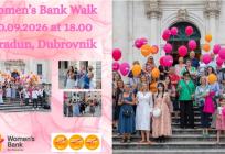 Women's Bank Walk: Humanitarni hod za žene ovu nedjelju na Stradunu