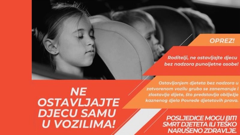 Najavljene su još veće temperature: Ne ostavljajte djecu i životinje u vozilima
