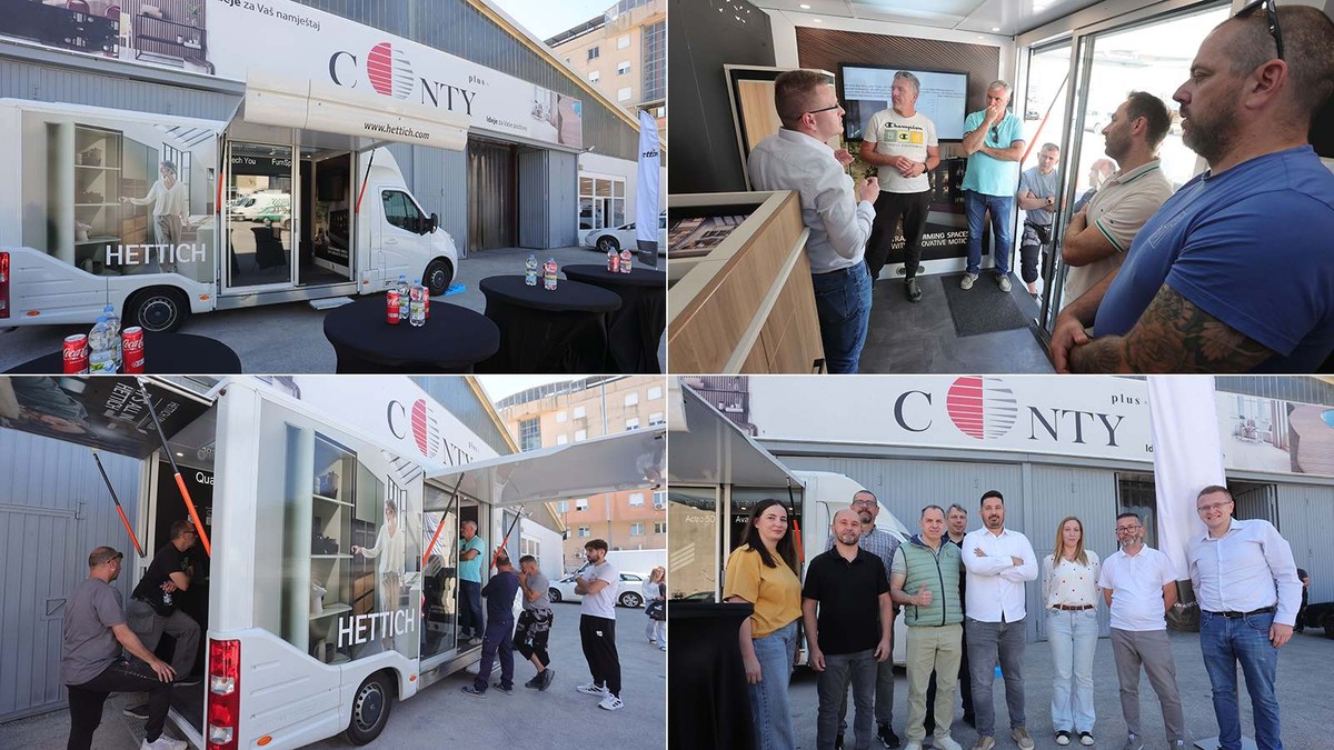FOTOGALERIJA Hettich On Tour oduševio posjetitelje Conty Plus poslovnice