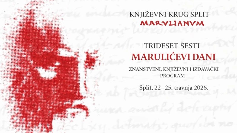 Provjerite što sve donose Marulićevi dani 