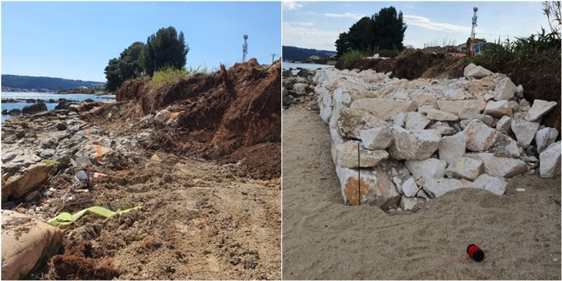 Devastacija plaže u Kaštelima: Grad izdao nalog za sanaciju, ali se čeka se odluka Ministarstva