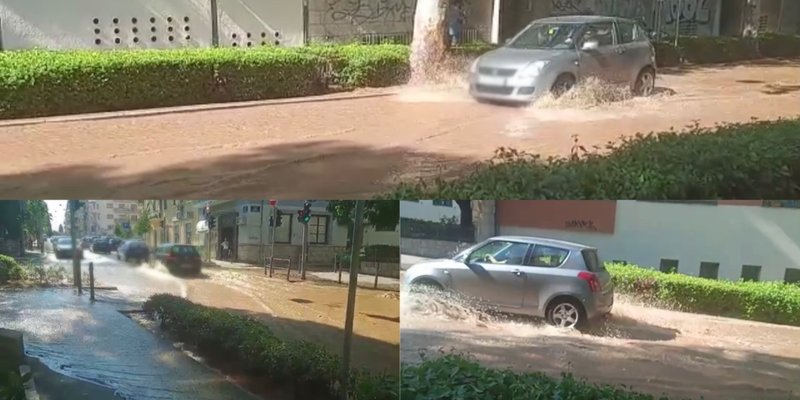 VIDEO Pukla cijev na Nazorovom prilazu