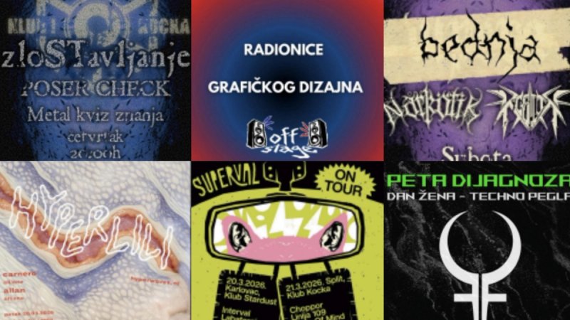OŽUJAK U KLUBU KOCKA Donosimo program