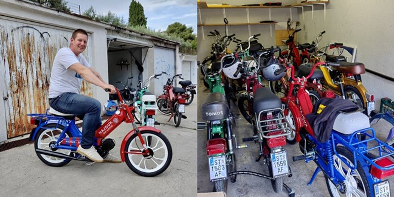VIDEO Splićaninu se gostovanja s Hajdukom dvostruko isplatila: 'Po Hrvatskoj sam skupio 20 kultnih motora i sada pokrećem retro đir'