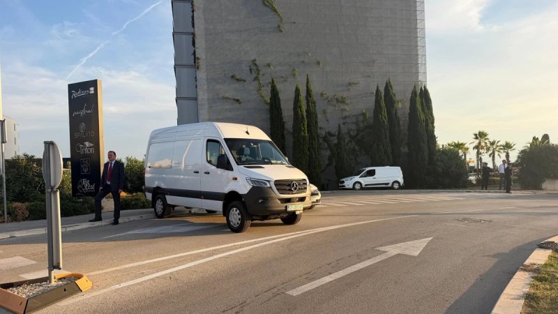 FOTO/VIDEO Ništa se ne prepušta slučaju, pogledajte kako i s čim policija čuva političku elitu u Splitu